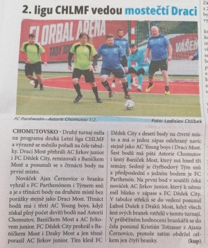 NÁSTUP: 2. ligu CHLMF vedou mostečtí Draci